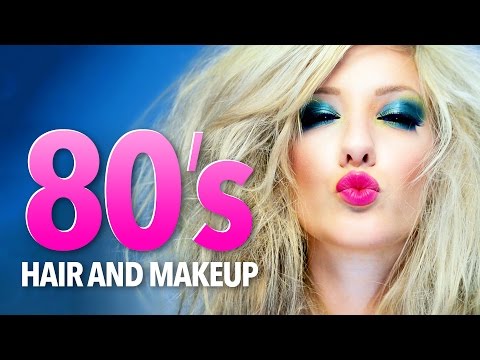 1980's hair & makeup tutorial